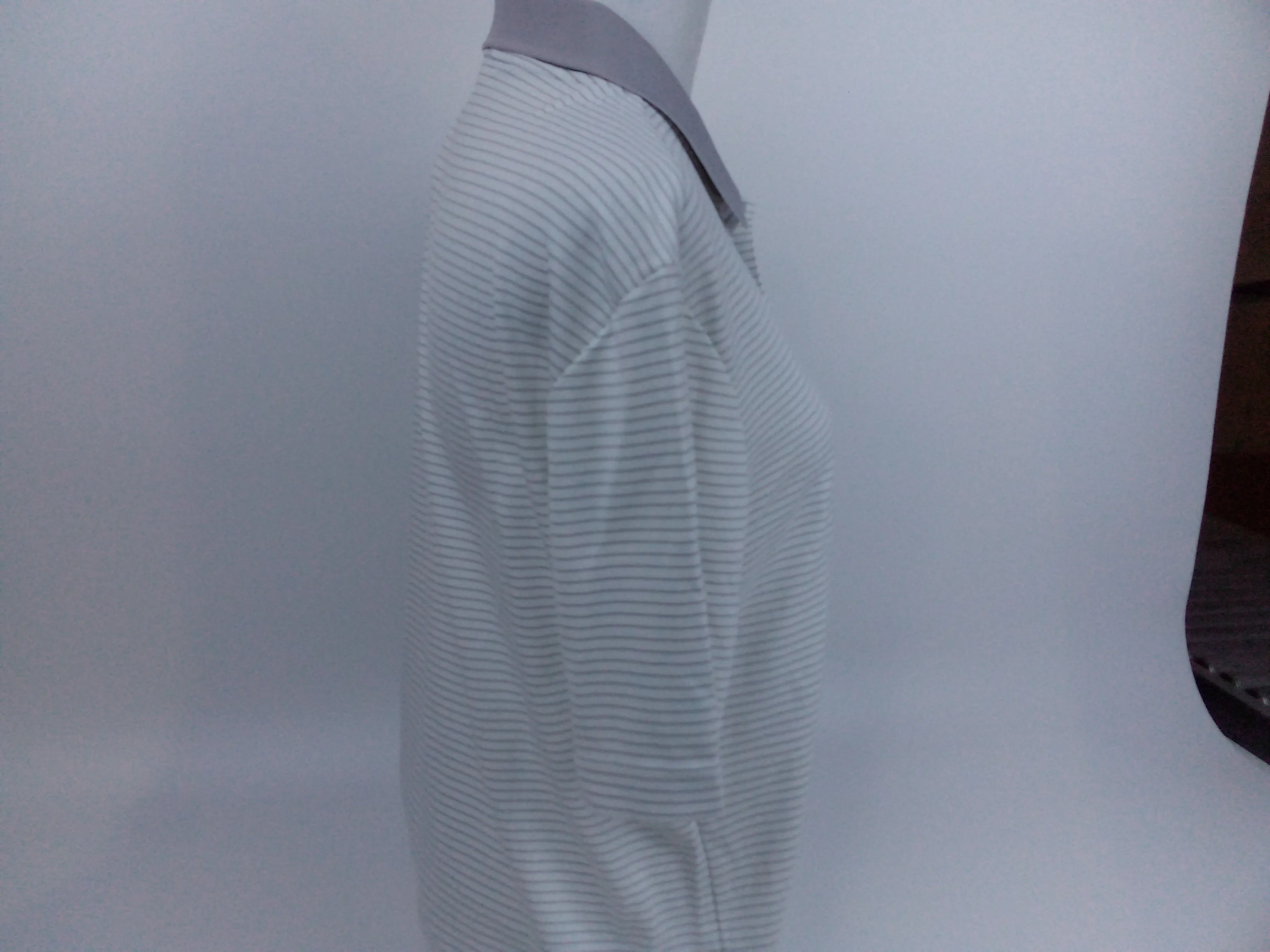 adidas Golf 2-Color Club Merch Stripe Polo White Two Small