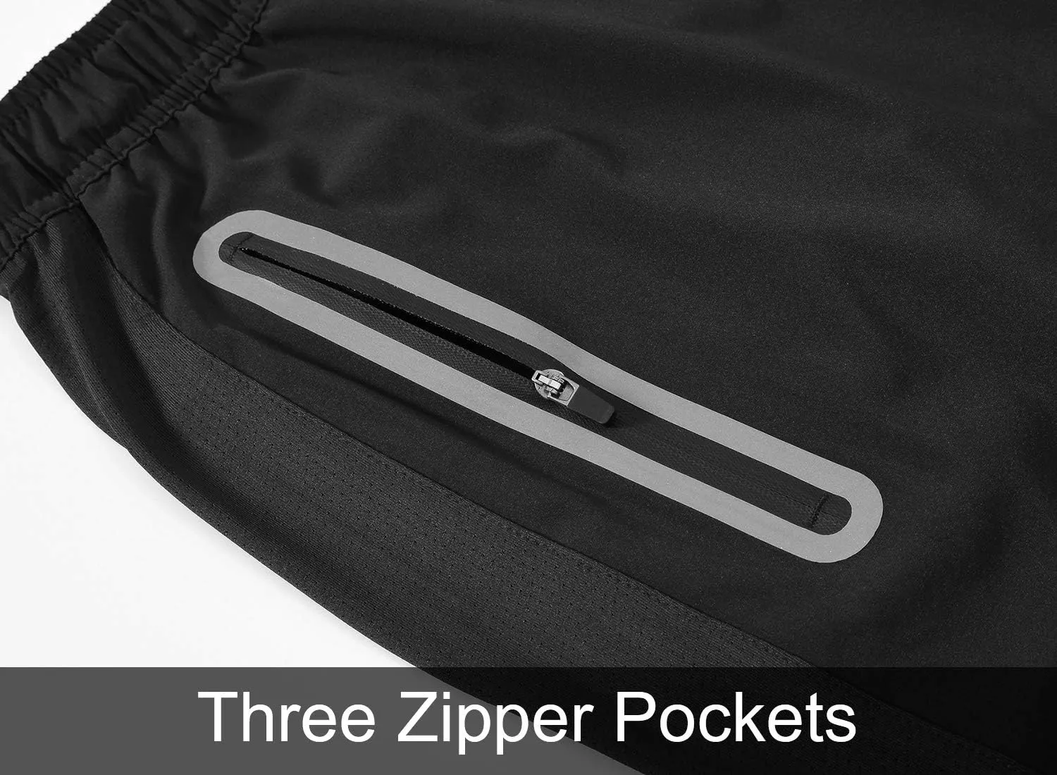 BGOWATU Men's Sweatpants Zipper Pockets Lightweight Exercise Pants Running Workout Sports