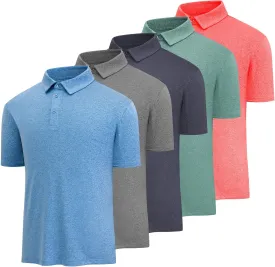 Golf Polo Shirts for Men Casual Moisture Wicking Men's Polo Shirts Quick Dry Short Sleeve