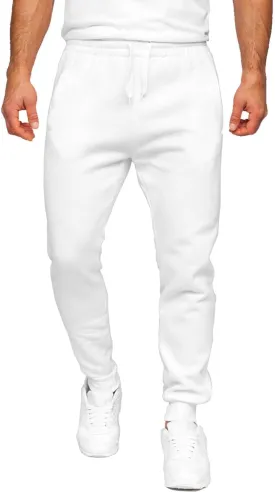 JIHUILAI Men's Sweatpants Fleece Active Workout Jogger Sweatpants for Men Running Gym with Pockets