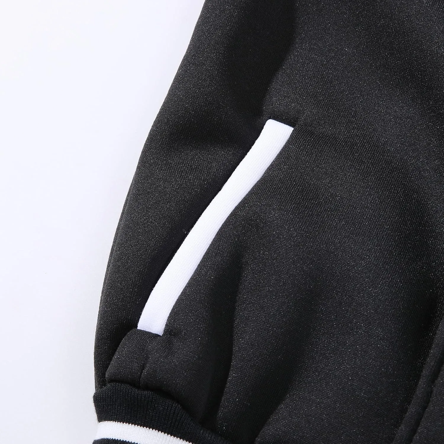 Kids Baseball Jackets Boys Girls Fit Varsity Jacket Casual Lightweight Plain Button Cardigan School Coat