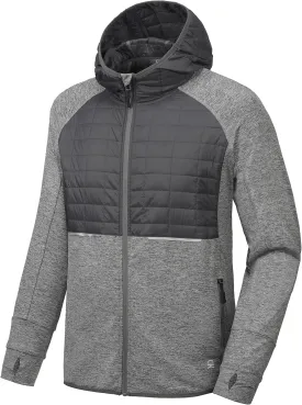 Little Donkey Andy Men's Lightweight Running Jackets Full Zip Hooded Sports Jacket for Winter Hiking Golf Casual