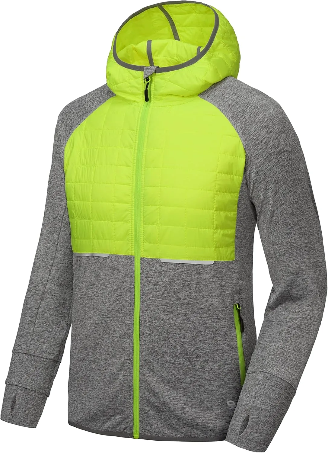 Little Donkey Andy Men's Lightweight Running Jackets Full Zip Hooded Sports Jacket for Winter Hiking Golf Casual