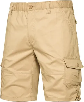 Mens Cargo Shorts Cotton Relaxed Fit Casual Shorts Camouflage Camo Cargo Short Pants for Work Outdoor Camping Travel