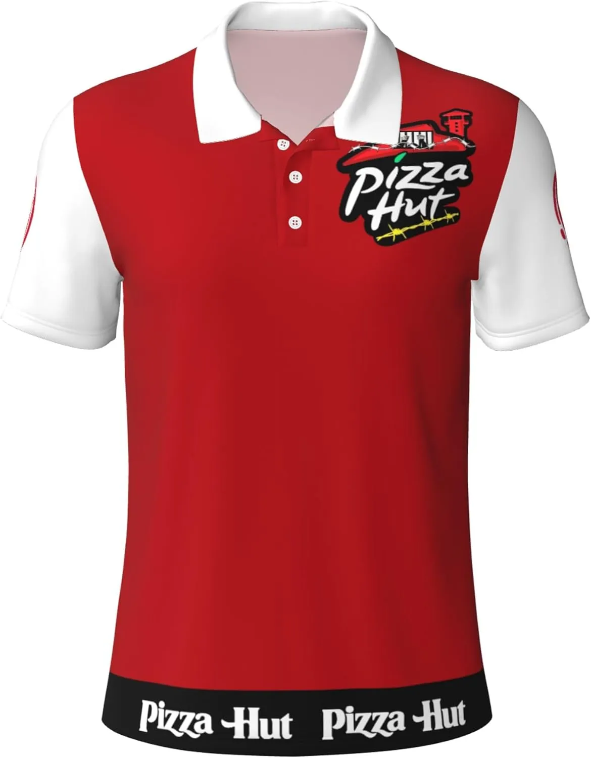 Mens Polo T-Shirt Short Sleeve Crew Neck T Shirts for Men Work Uniform Funny Clothes