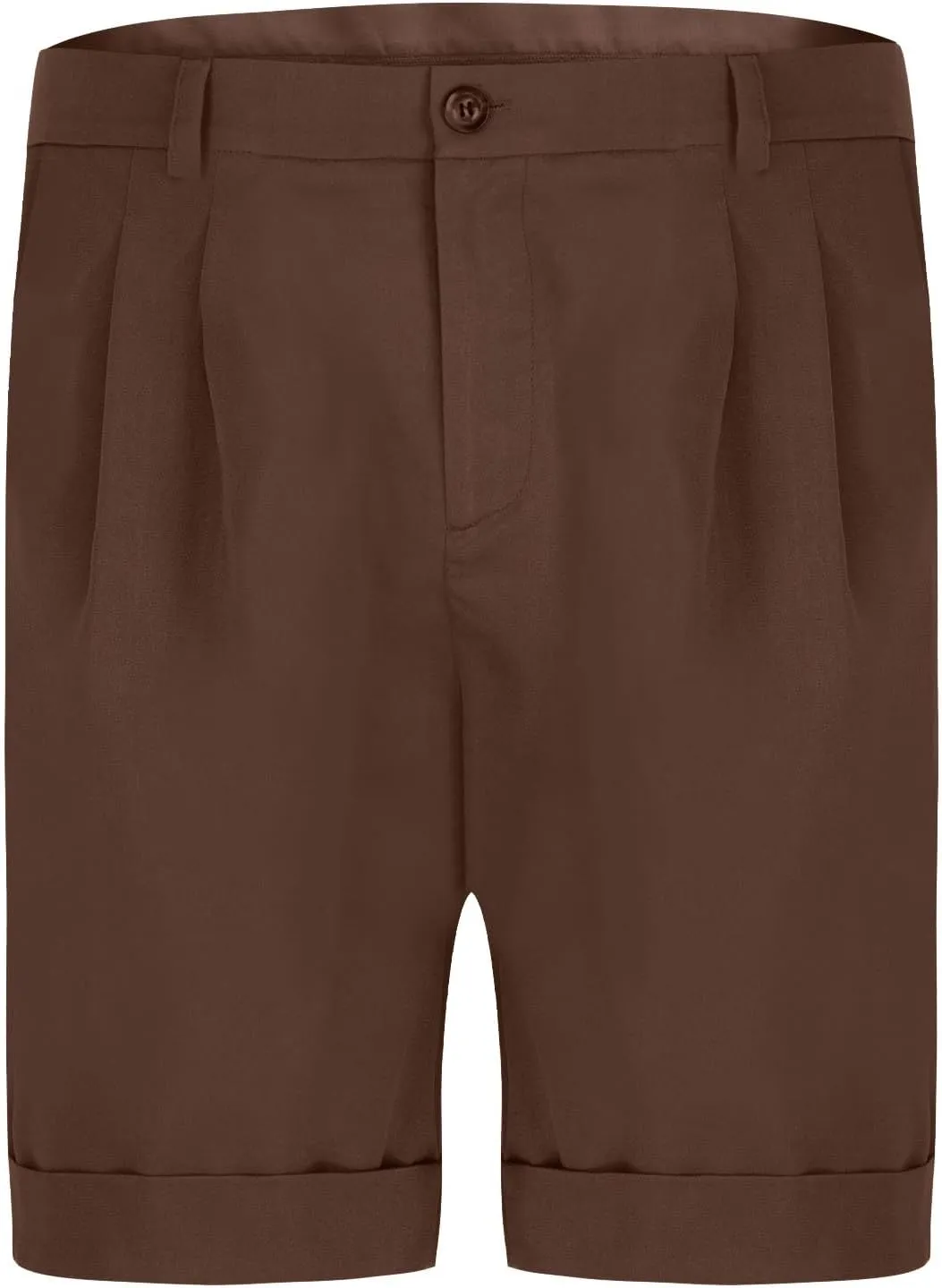 Mens Summer Suit Shorts Pleated Lightweight Outdoor Casual Beach Shorts Loose Fit Big and Tall Pants for Vacation
