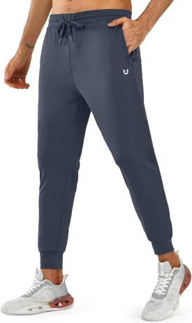 NORTHYARD Men's Joggers Pants with Zipper Pockets Lightweight Sweatpants Athletic Running Workout Track Pants for Men