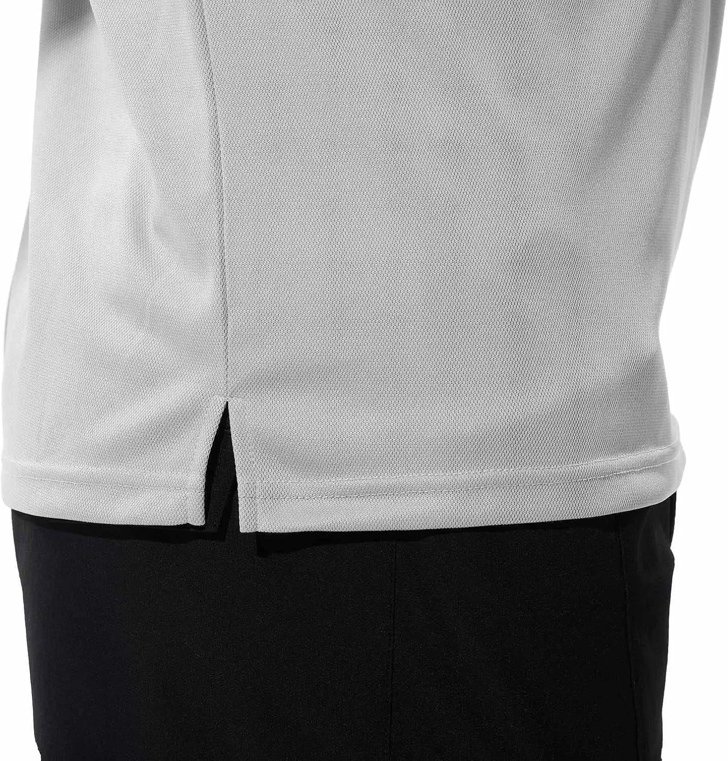 Rdruko Men's Polo Shirts Short Sleeve Quick Dry Outdoor Golf Sports Shirts with Pocket