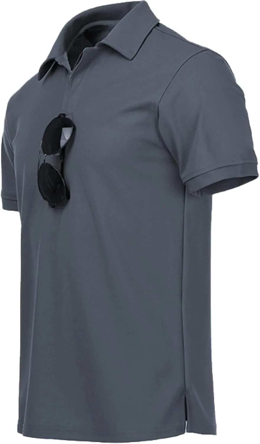 ZITY 3 Pack Mens Polo Shirt Short Sleeve Sports Performance Business Casual Golf Shirts for Men Collared Tactical T-Shirts